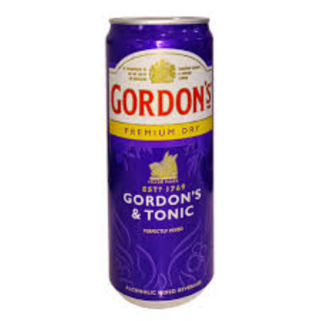 GORDONS DRY GIN TONIC CAN 330ML